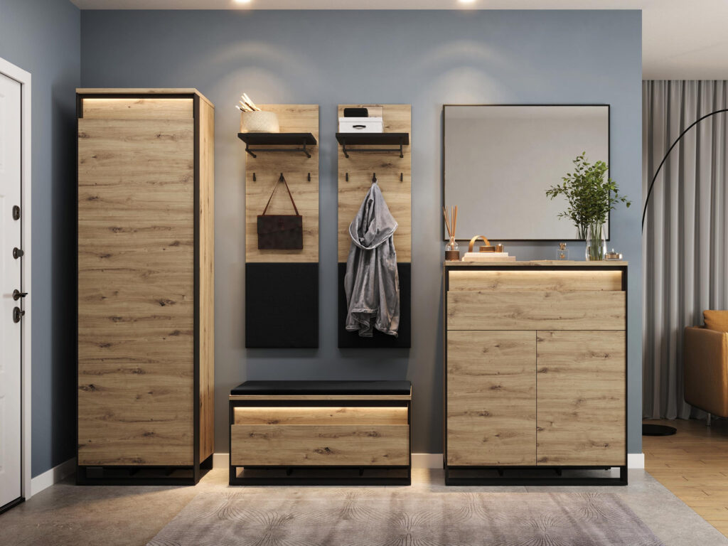 garderoba w przedpokoju